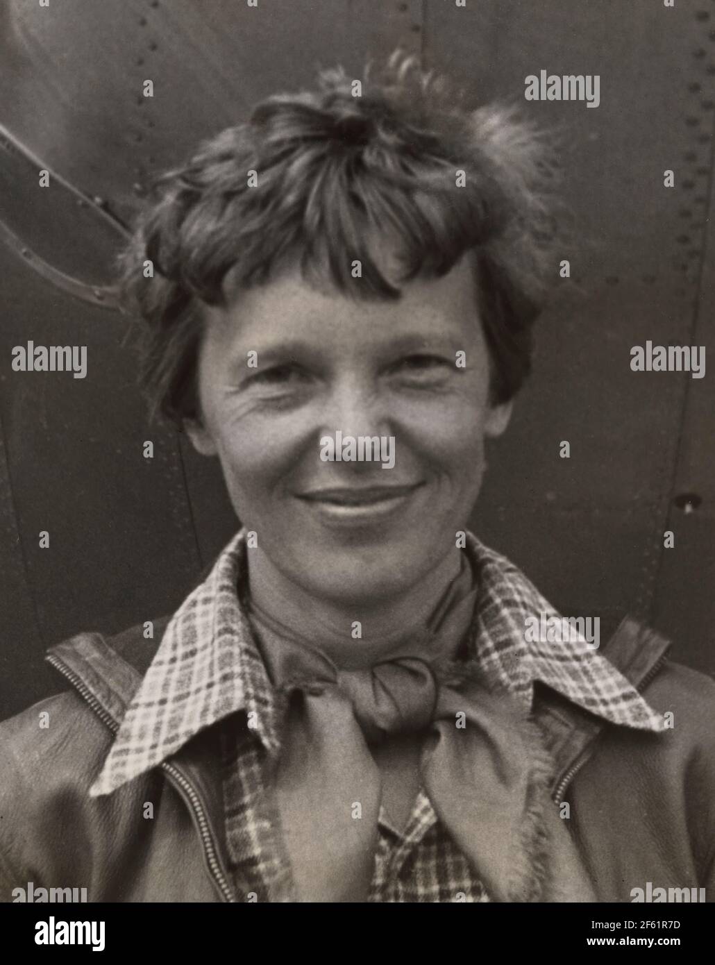 Amerikanische Fliegerin Amelia Earhart Stockfoto