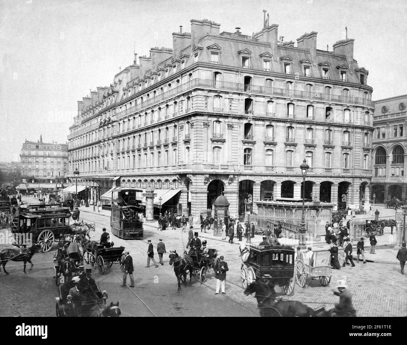 Gare Saint-Lazare, Paris, Frankreich, 1892 Stockfoto
