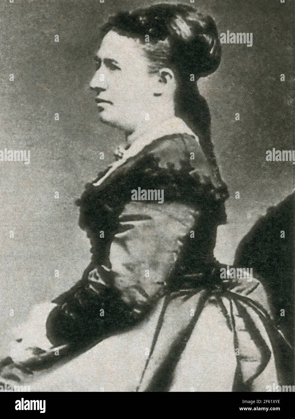 Julia Grant, First Lady Stockfoto