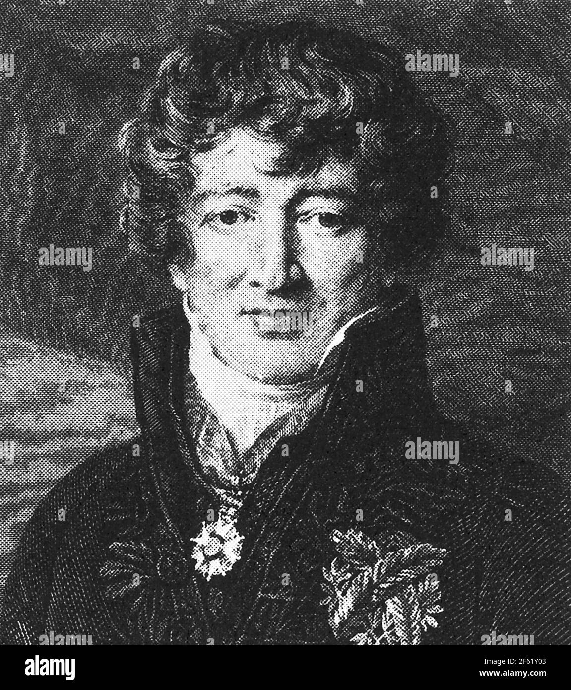 Georges Cuvier, französischer Naturforscher Stockfoto