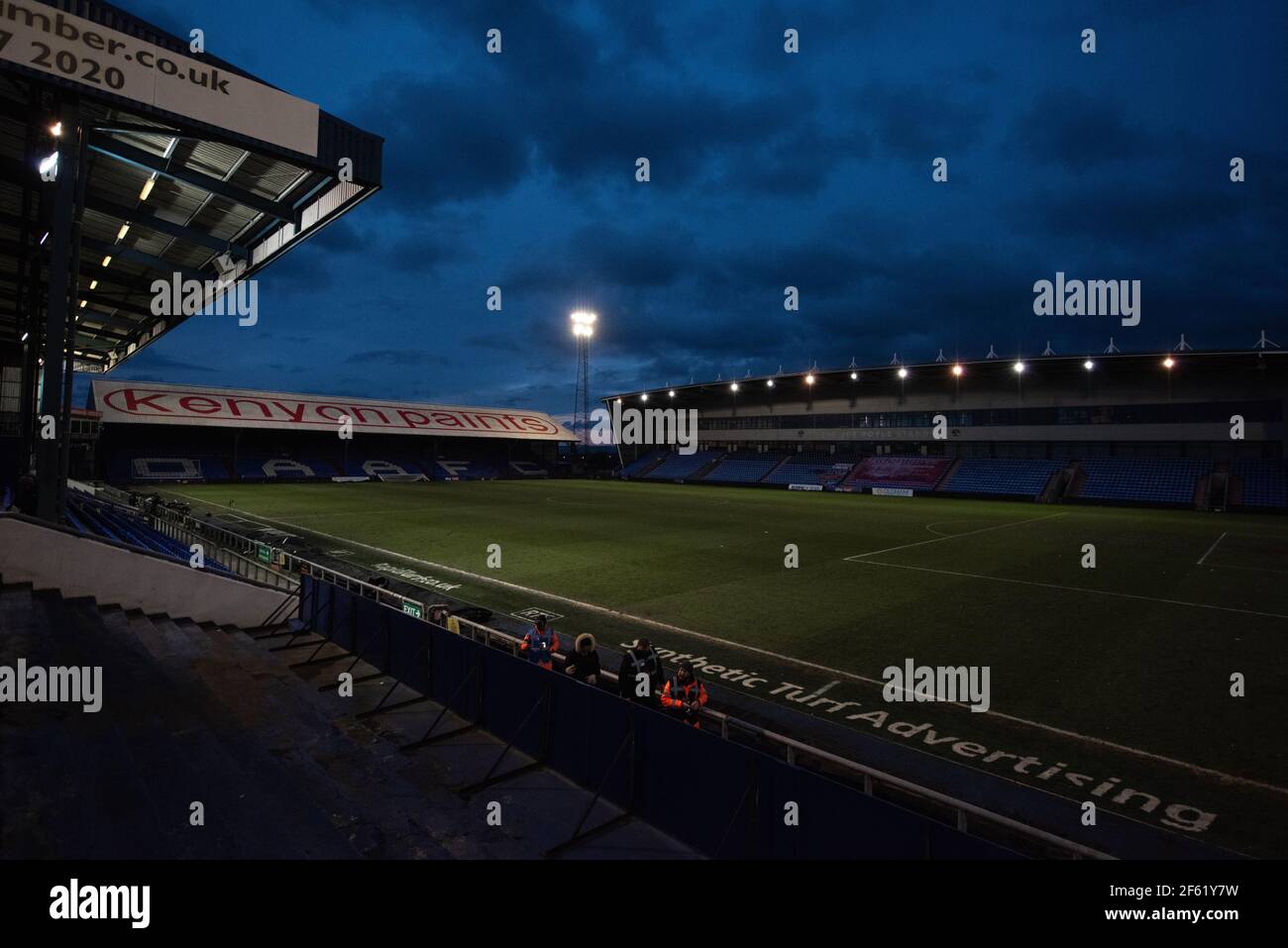 Boundary Park. Oldham Athletic FC. Stockfoto