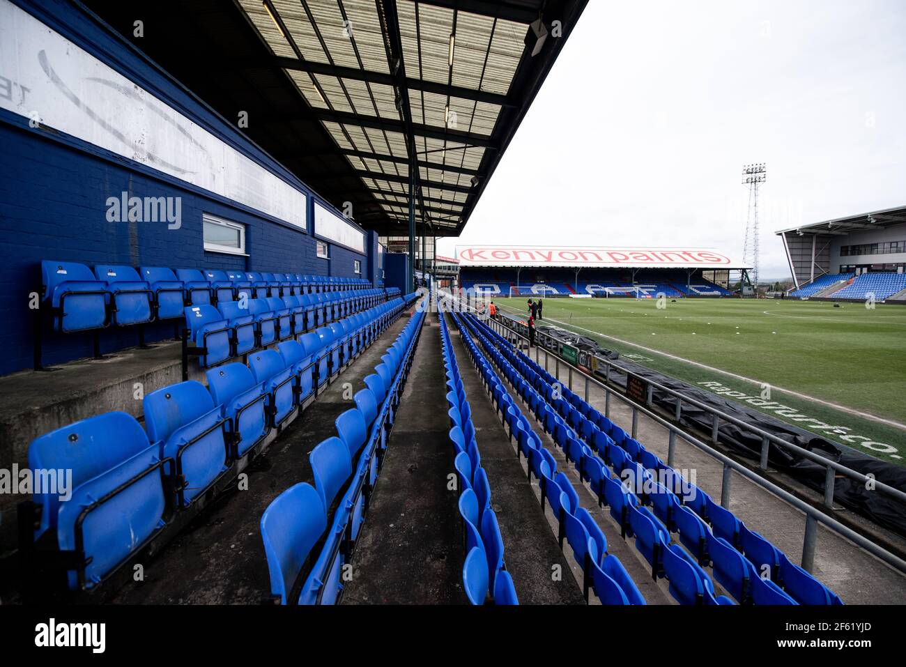 Boundary Park. Oldham Athletic FC. Stockfoto