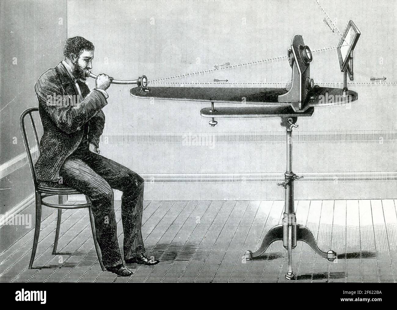 Bell's Photophone Transmitter, 1880 Stockfoto