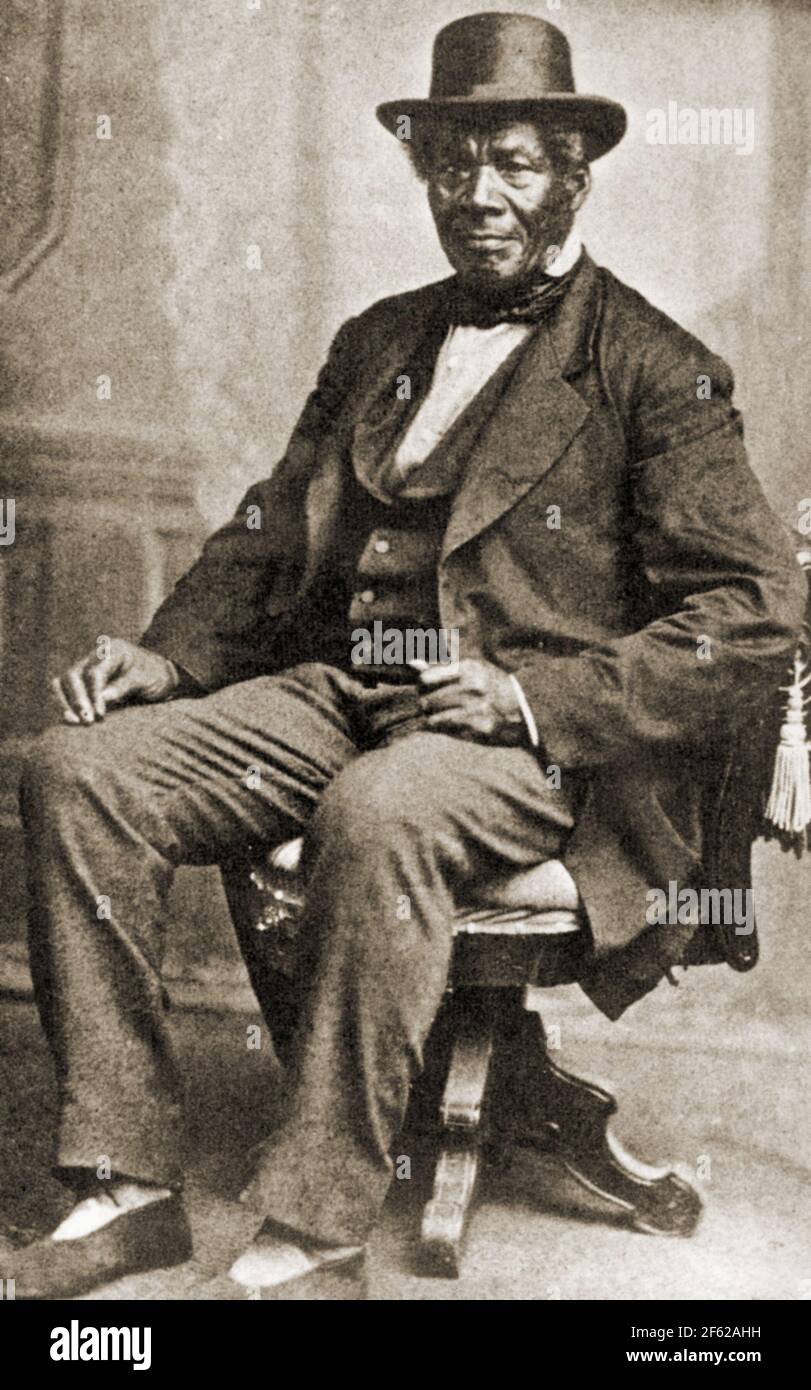 George Bonga, ein schwarzer Ojibwe Pelz Trapper Stockfoto