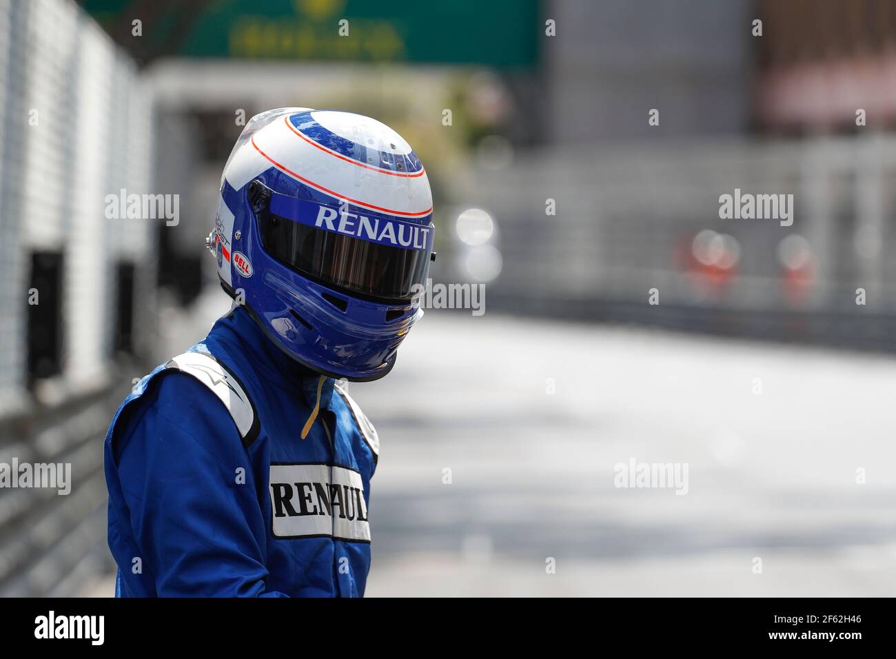 PROST Alain (Fra) Renault F1 RE40 Ambiance Portrait während der Formel 1 Weltmeisterschaft 2017, Grand Prix von Monaco vom 24. Bis 28. Mai in Monaco - Foto Frederic Le Floc'h / DPPI Stockfoto