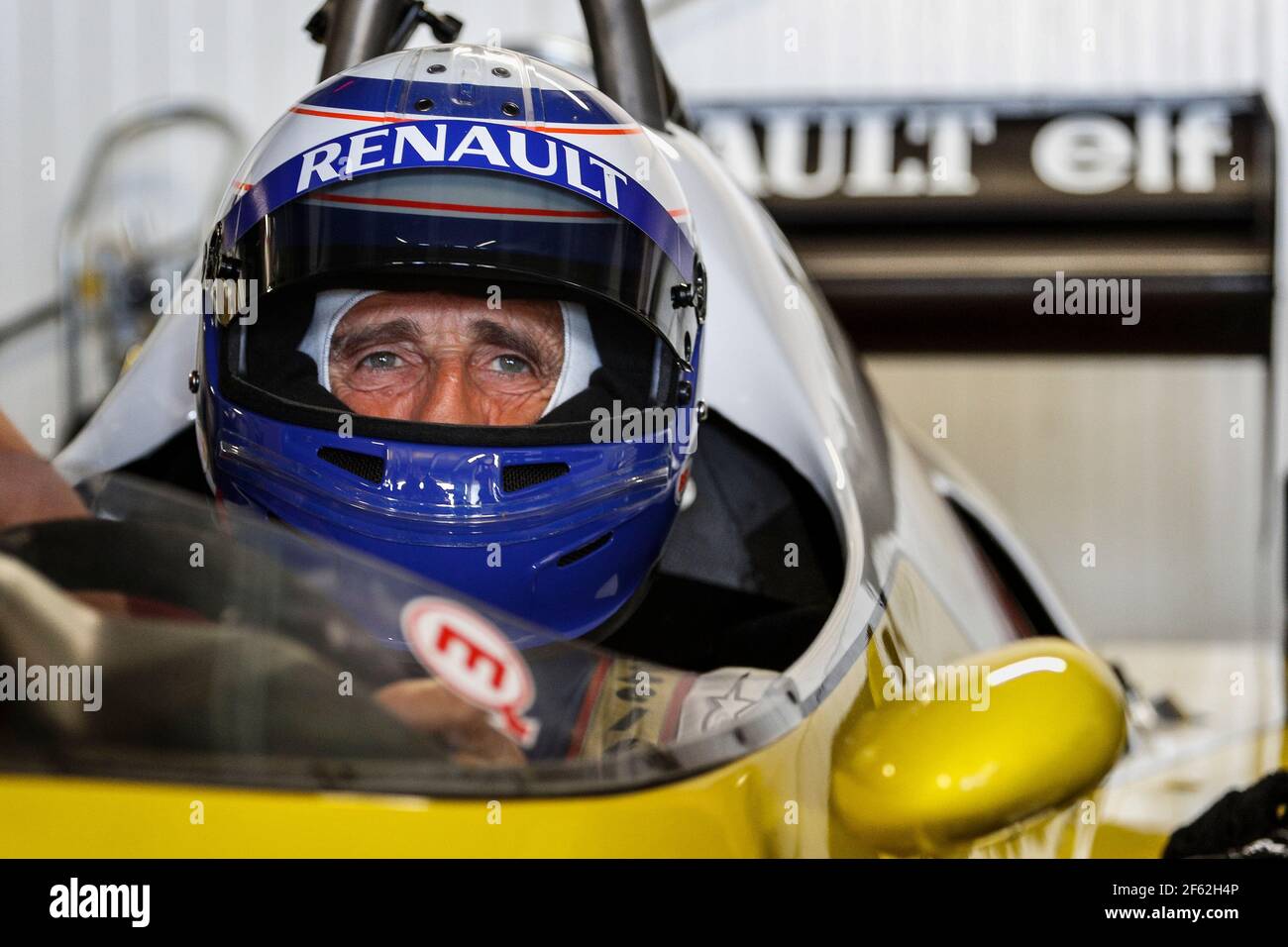 PROST Alain (Fra) Renault F1 RE40 Ambiance Portrait während der Formel 1 Weltmeisterschaft 2017, Grand Prix von Monaco vom 24. Bis 28. Mai in Monaco - Foto Frederic Le Floc'h / DPPI Stockfoto