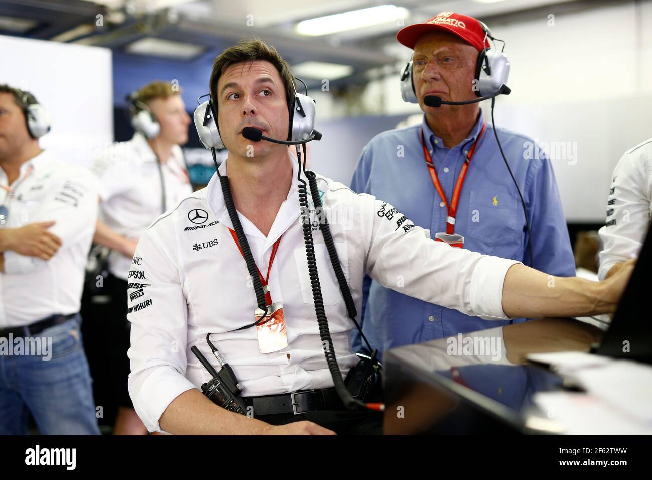 WOLFF Toto (aut) Geschäftsführer Mercedes GP Ambiance Portrait während der Formel 1 Weltmeisterschaft 2017, großer Preis von Ungarn vom 28. Bis 30. Juli, Hungaroring, Budapest - Foto DPPI Stockfoto