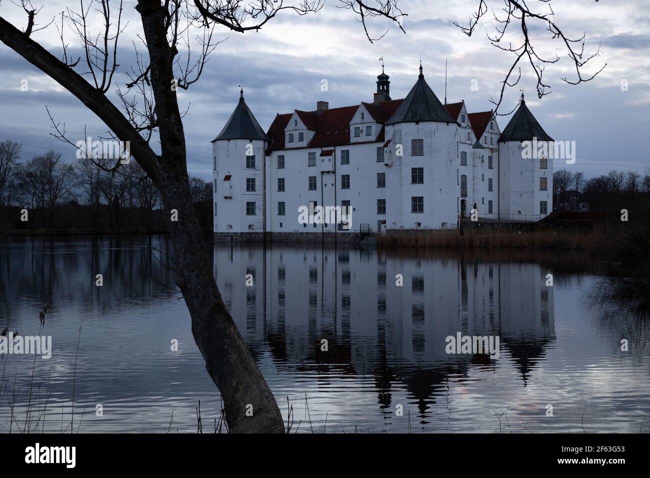 Schloss Glücksburg Stockfoto
