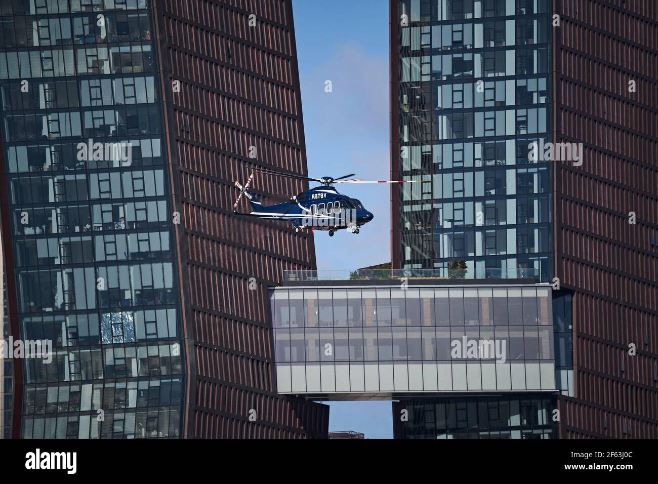 Amerikanische Kupfer Gebäude Stockfoto