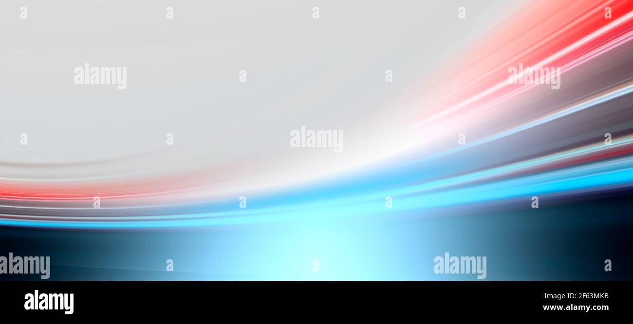 Abstrakt stilvolle Verlaufsfarbe von blauen und roten Wellen Hintergrund. Stockfoto