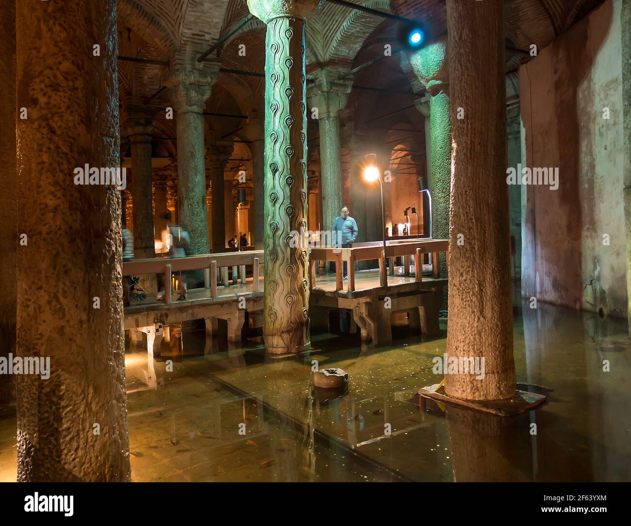 Basilika Zisternen Istanbul, Türkei Stockfoto