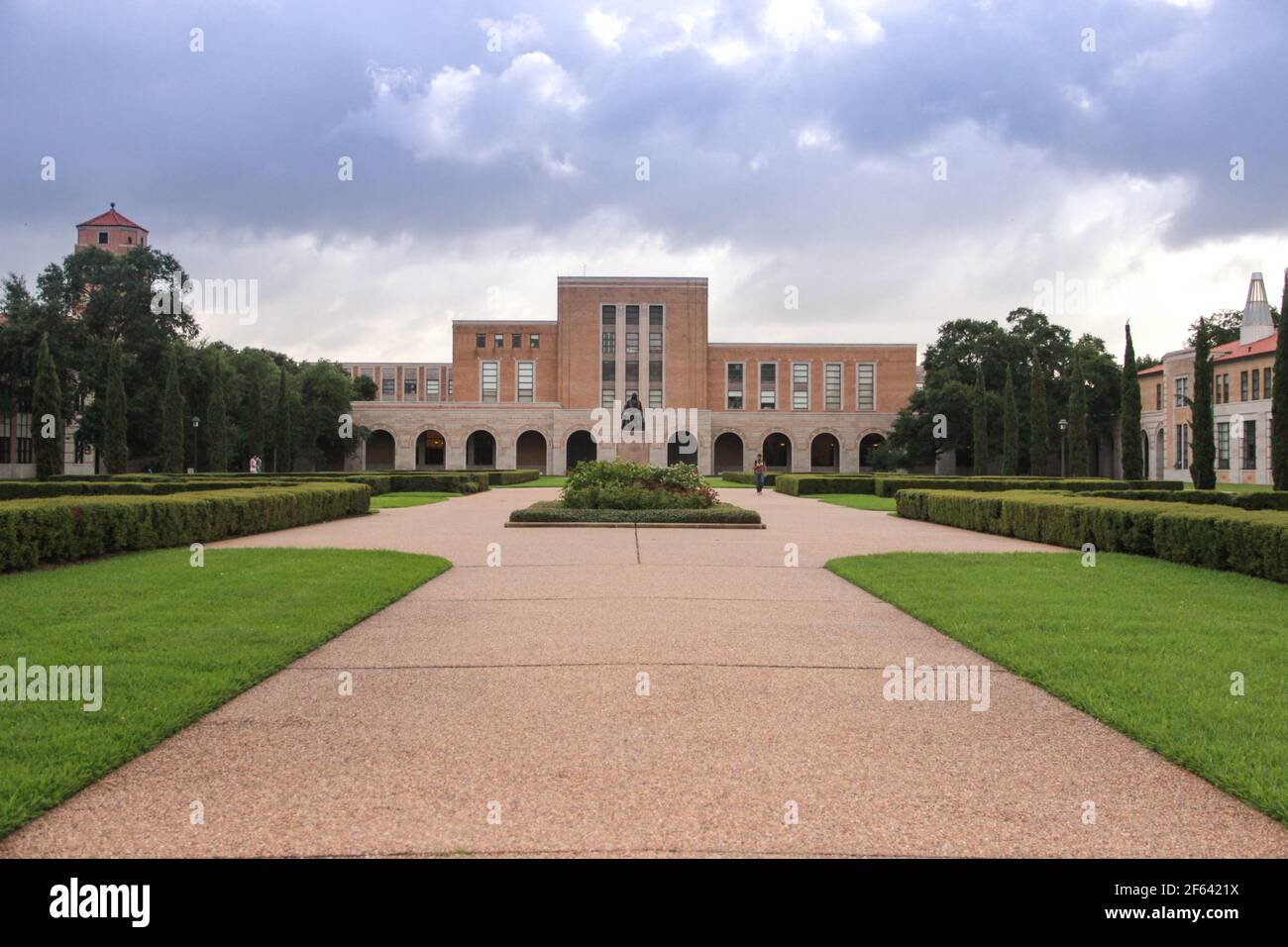 Private Forschungsuniversität in Houston, Texas. Stockfoto