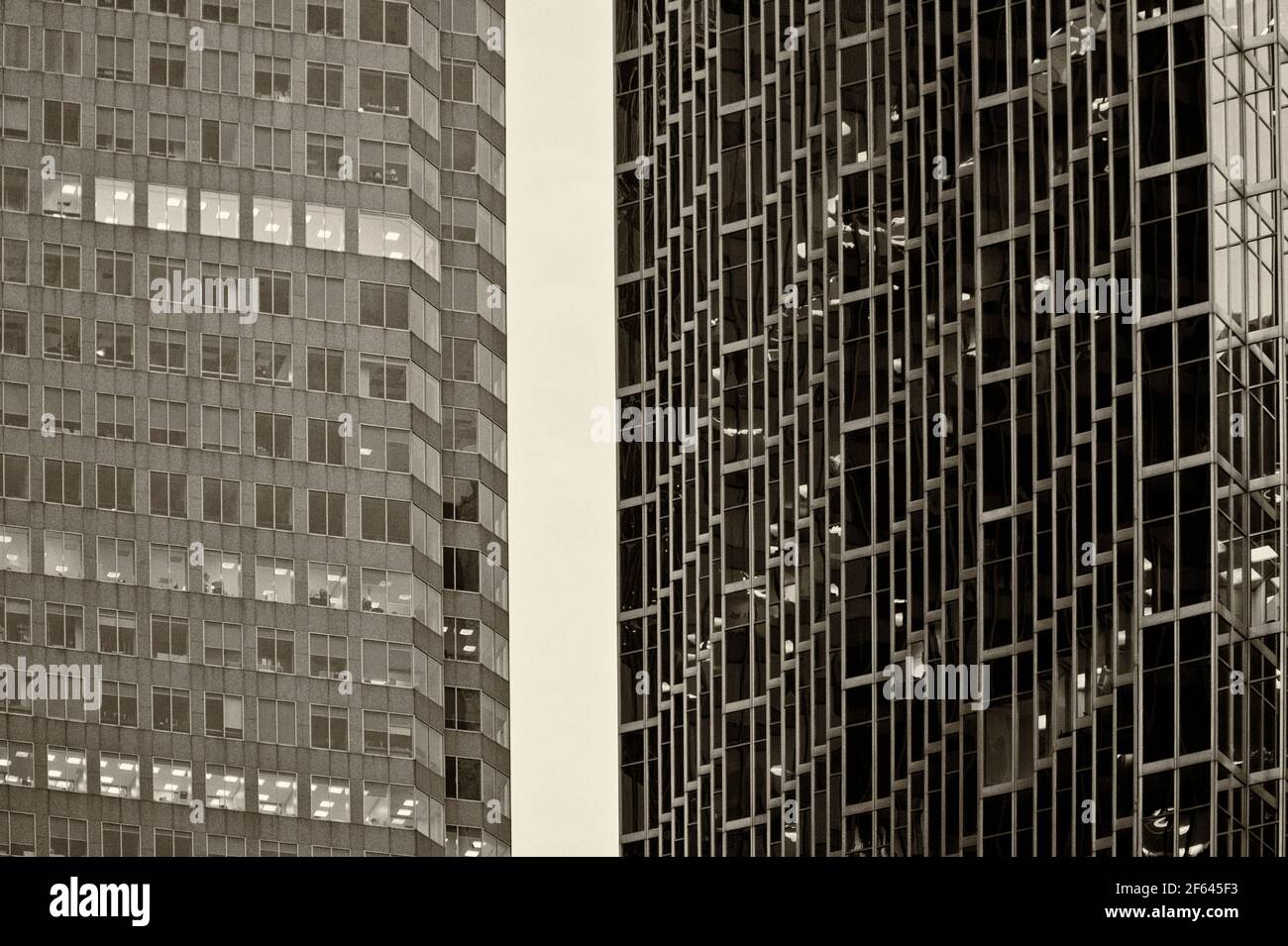 Beton und Glas Türme in der Innenstadt von Toronto Stockfoto