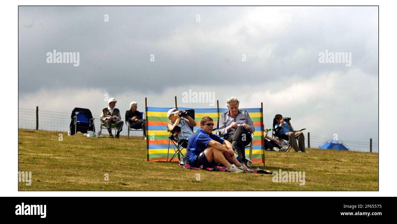 Der erste Tag des glorreichen Goodwood 2004...... PIC David Sandison 27/7/2004 Stockfoto