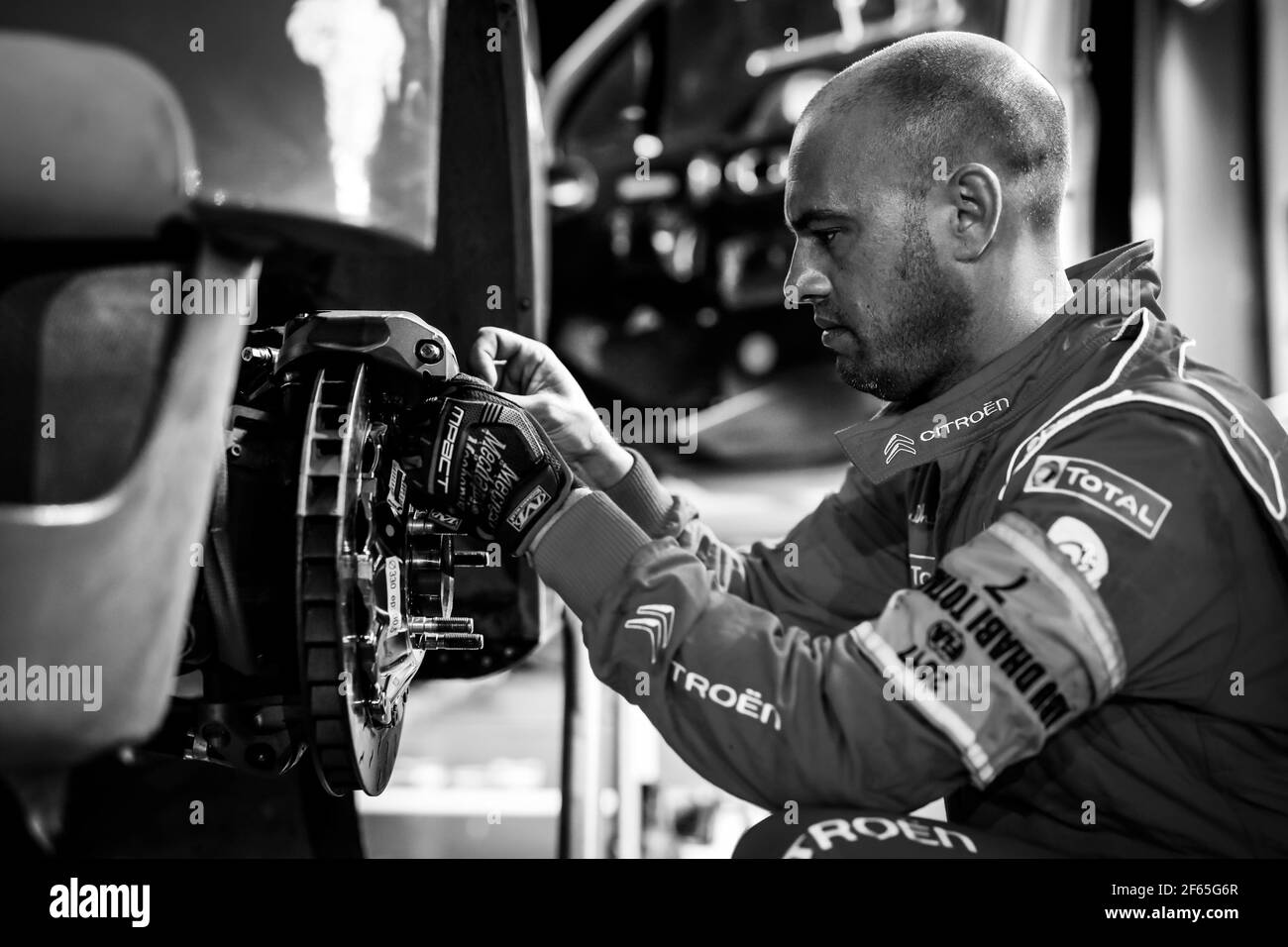 Citroen Total Abu Dhabi WRT C3 WRC Ambiente während der WRC World Rally Car Championship 2017, Tour de Corse Rallye vom 6. Bis 9. April in Ajaccio, Frankreich - Foto Florent Gooden / DPPI Stockfoto