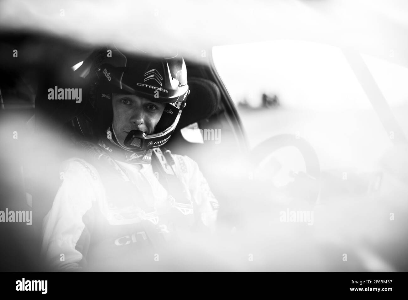 LEFEBVRE Stephane (Fra) und MOREAU Gabin (Fra) CITROEN TOTAL ABU DHABI WRT, CITROEN C3 WRC, Ambiance Portrait während der 2017 WRC World Rally Car Championship, Polen Rallye vom 29. juni bis 2. juli, in Mikolajki, Polen - Foto Frederic Le Floc'h / DPPI Stockfoto