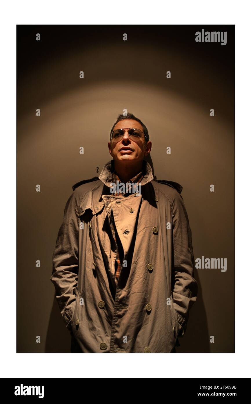 Schauspieler... Jeff Goldblum in London.Foto von David Sandison The Independent 21/3/2008 Stockfoto