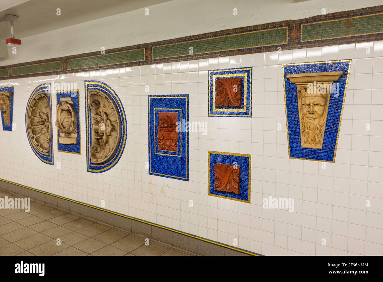 U-Bahn-Station Brooklyn Museum of Art in NYC Stockfoto