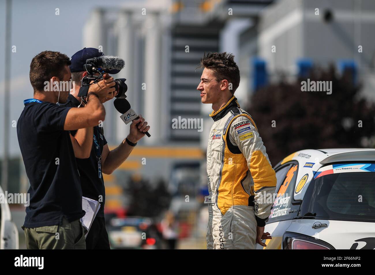 35 INGRAM Chris (GBR) ELLIOTT Edmondson (GBR) Opel ADAM R2 Ambience Portait während der European Rally Championship 2017 ERC Barum Rallye, vom 25. Bis 27. August, in Zlin, Tschechische Republik - Foto Jorge Cunha / DPPI Stockfoto