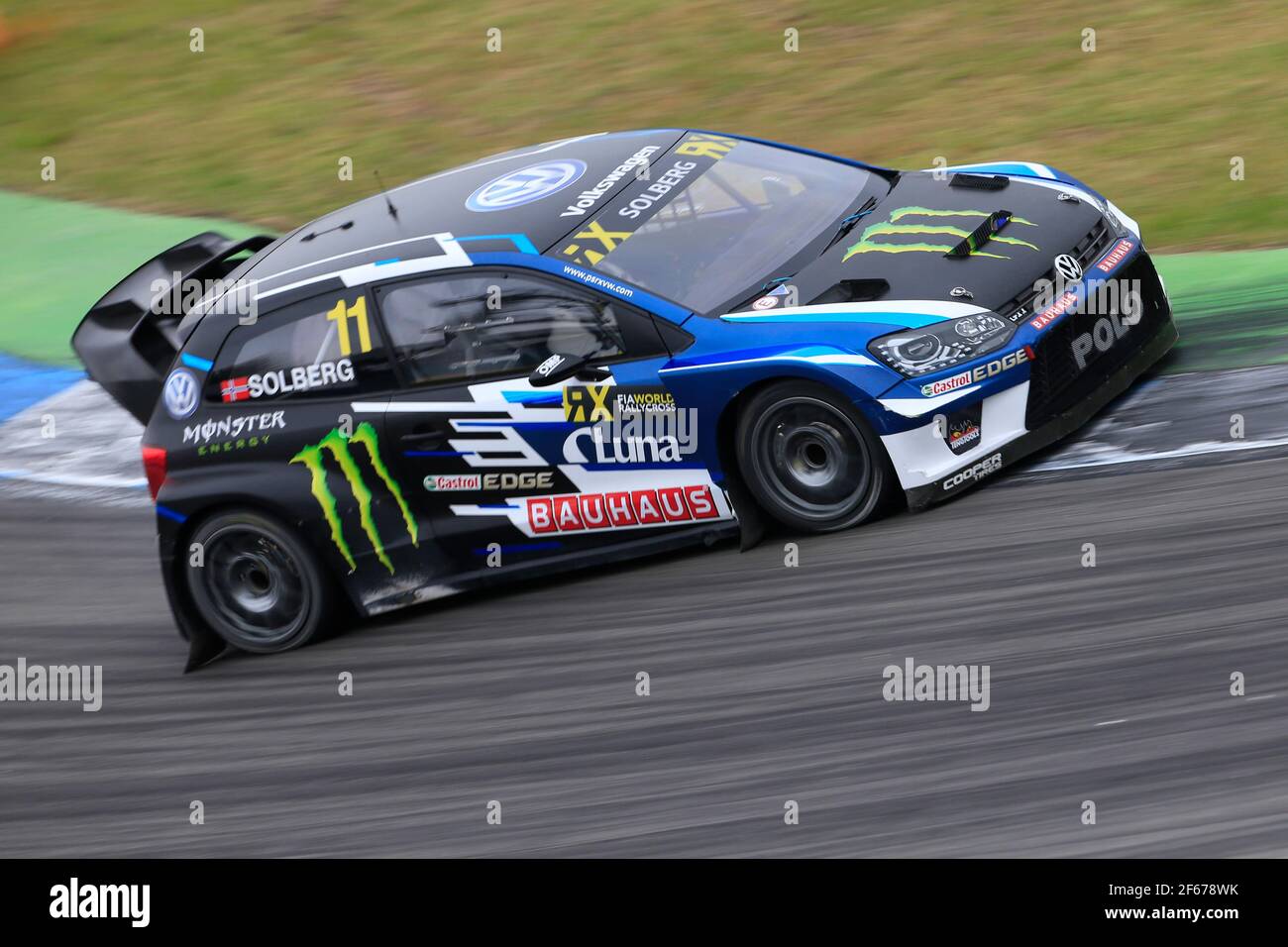 11 SOLBERG Petter (NOR) PSRX Volkswagen Schweden Volkswagen Polo GTI Aktion während Cooper Tyres World RX von Hockenheim 2017, vom 5. Bis 7. Mai - Foto Paulo Maria /DPPI Stockfoto