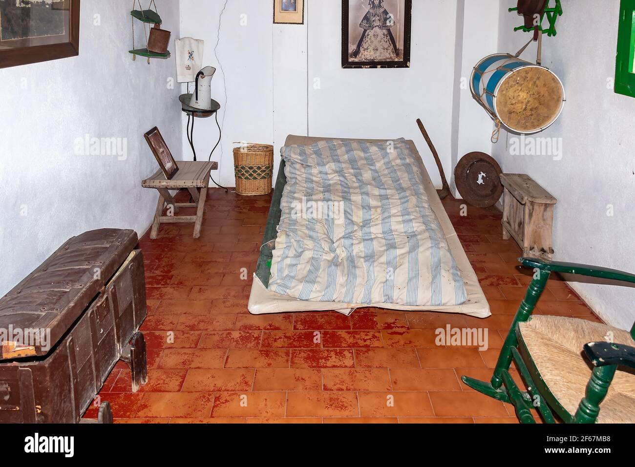 Huelva, Spanien - 27. März 2021: Innenraum des Besucherzentrums La Rocina, Nationalpark Doñana Stockfoto