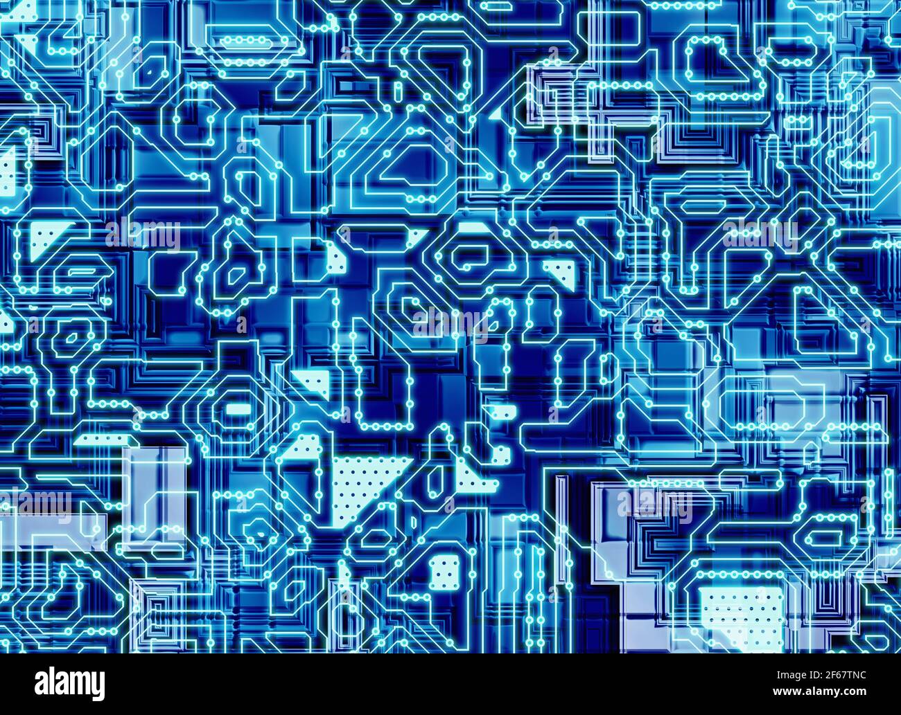 Futuristische abstrakte moderne Technologie Hintergrund Stockfoto