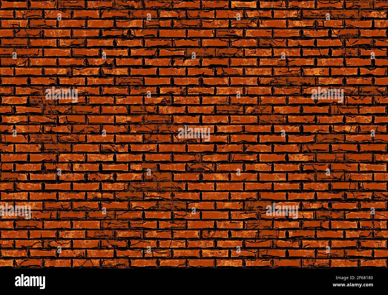 Alte Backsteinwand gemalten Hintergrund Muster Stockfoto