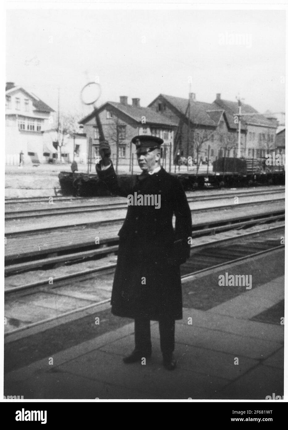 Stins Carl Oscar Walldén. Die Staatsbahnen, sj. Stockfoto