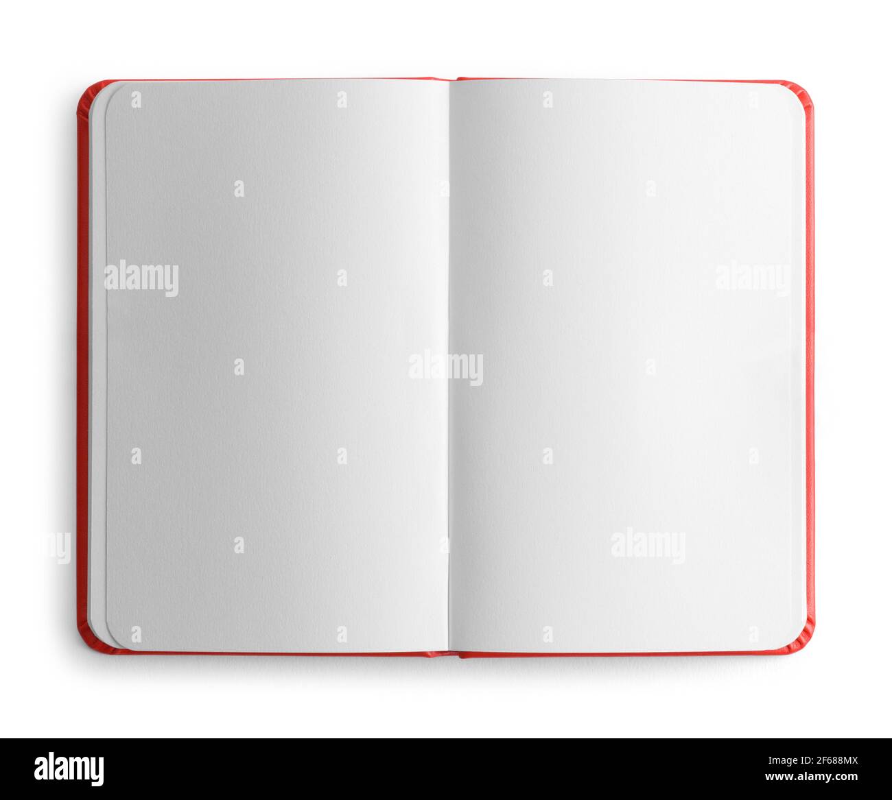 Öffnen Sie Das Skizzenbuch, Ausschnitt Aus Der Oberen Ansicht. Stockfoto