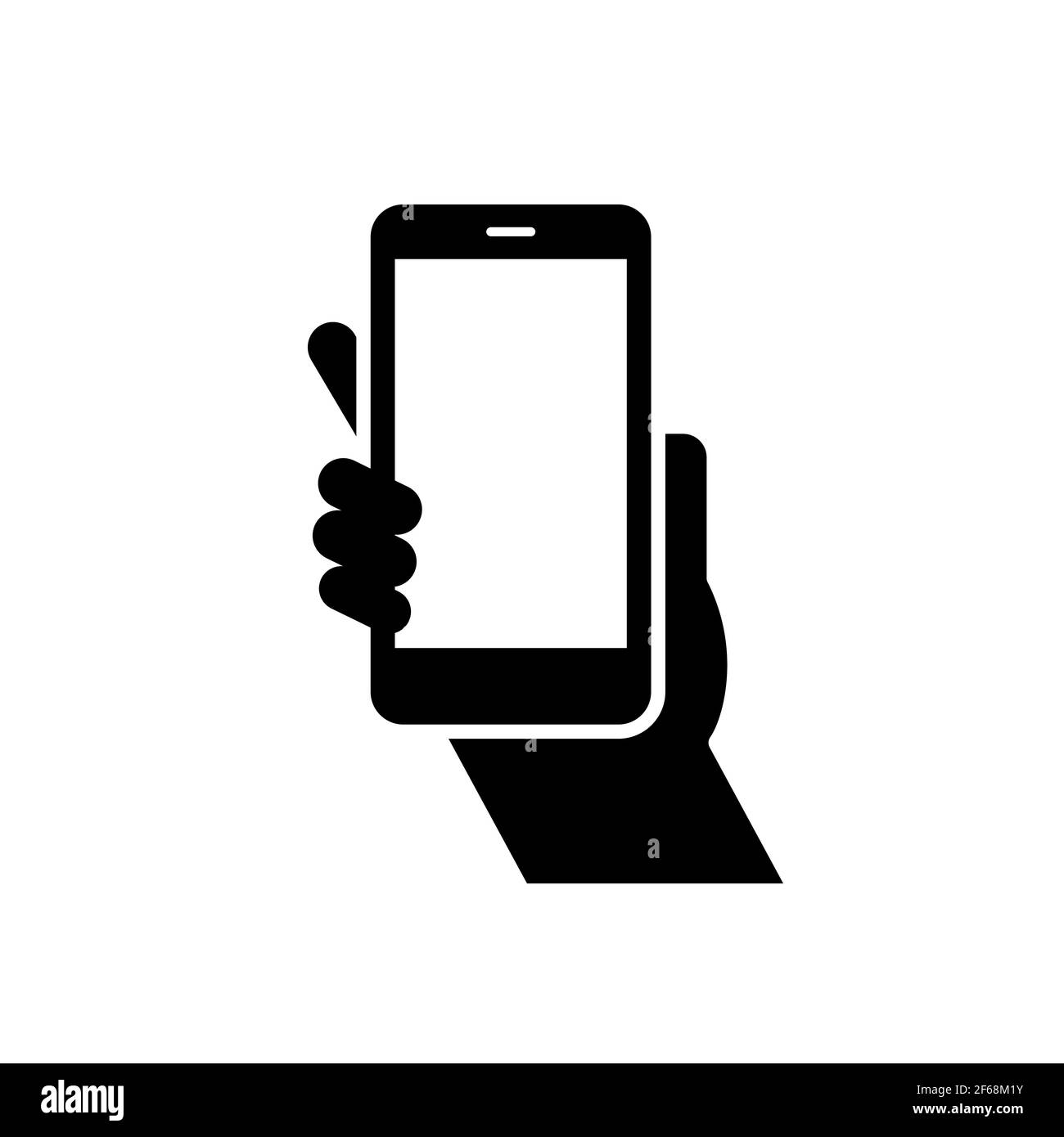 Handy-symbole mit zeichen auf dem bildschirm wandposter • poster Schieber,  wi-fi, sms