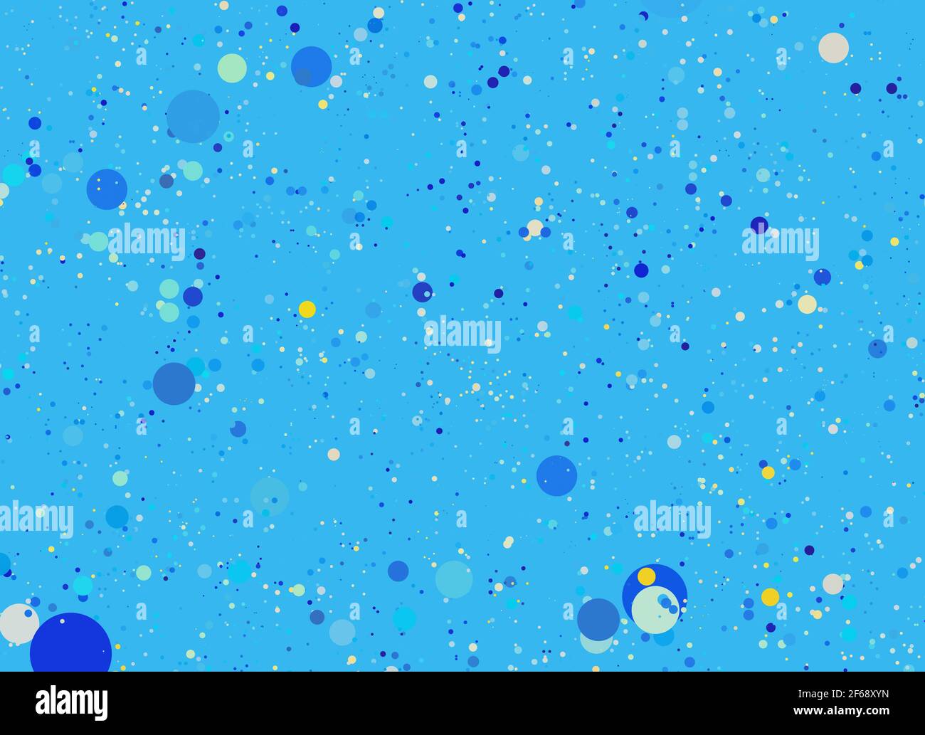 Abstrakte blaue Frische Hintergrund der bemalten Blasen Stockfoto