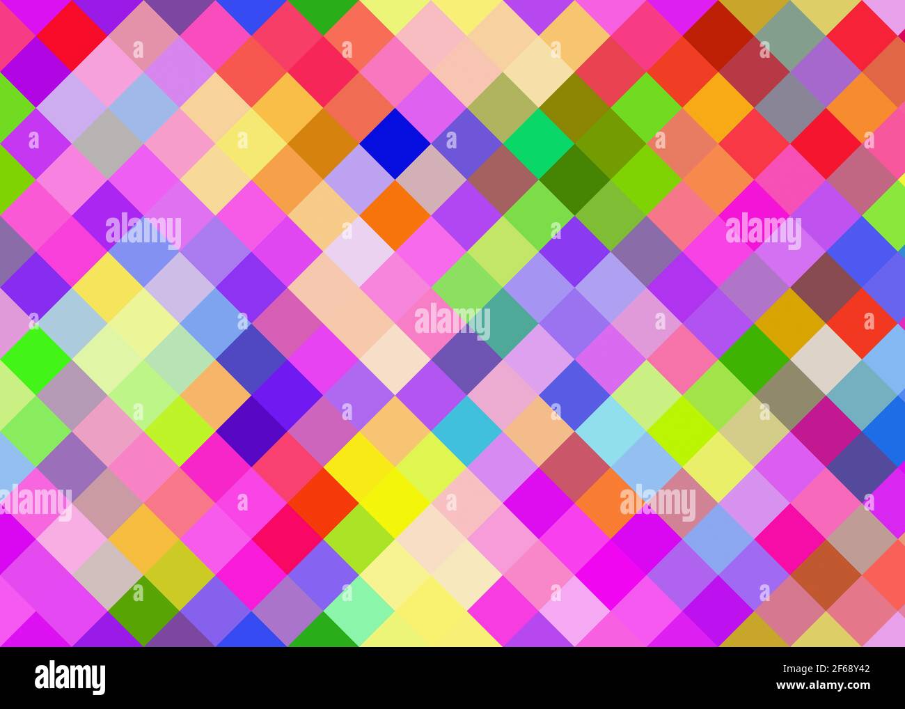 Helle bunte Mosaik Pixel Hintergrund Stockfoto