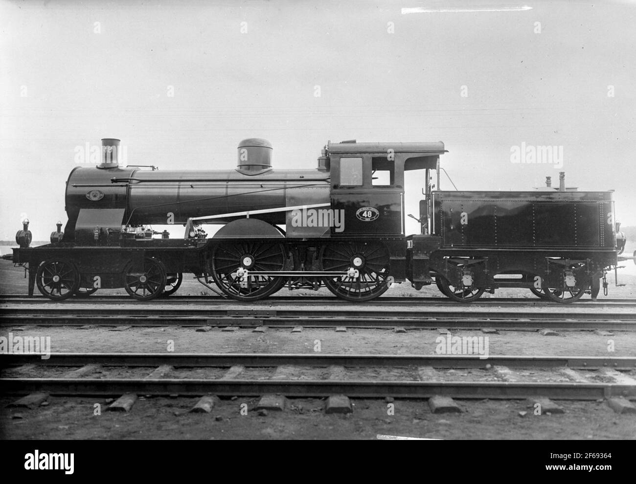 GDJ K 48Gwe - Dala Railway hergestellt 1903, New Pan 1931, 1948 SJ C10 1818, gesaugt 1952 Stockfoto