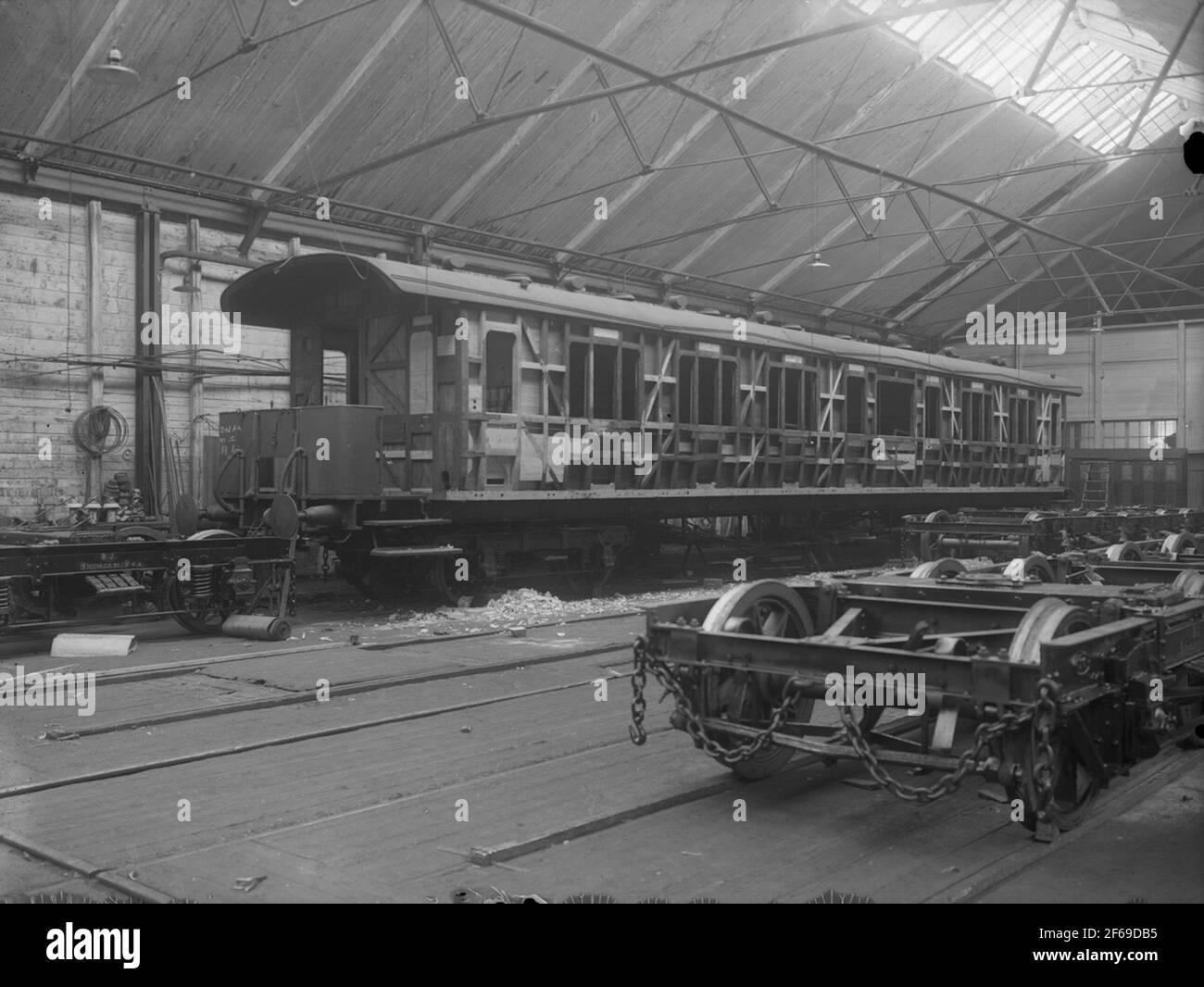 Firmenworkshop Stockfoto