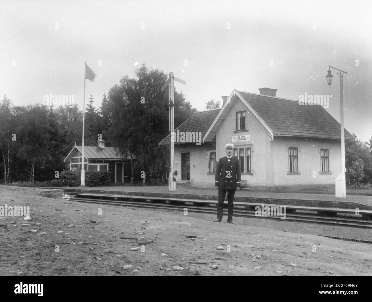 Station. Stationer F Magnusson. Stockfoto