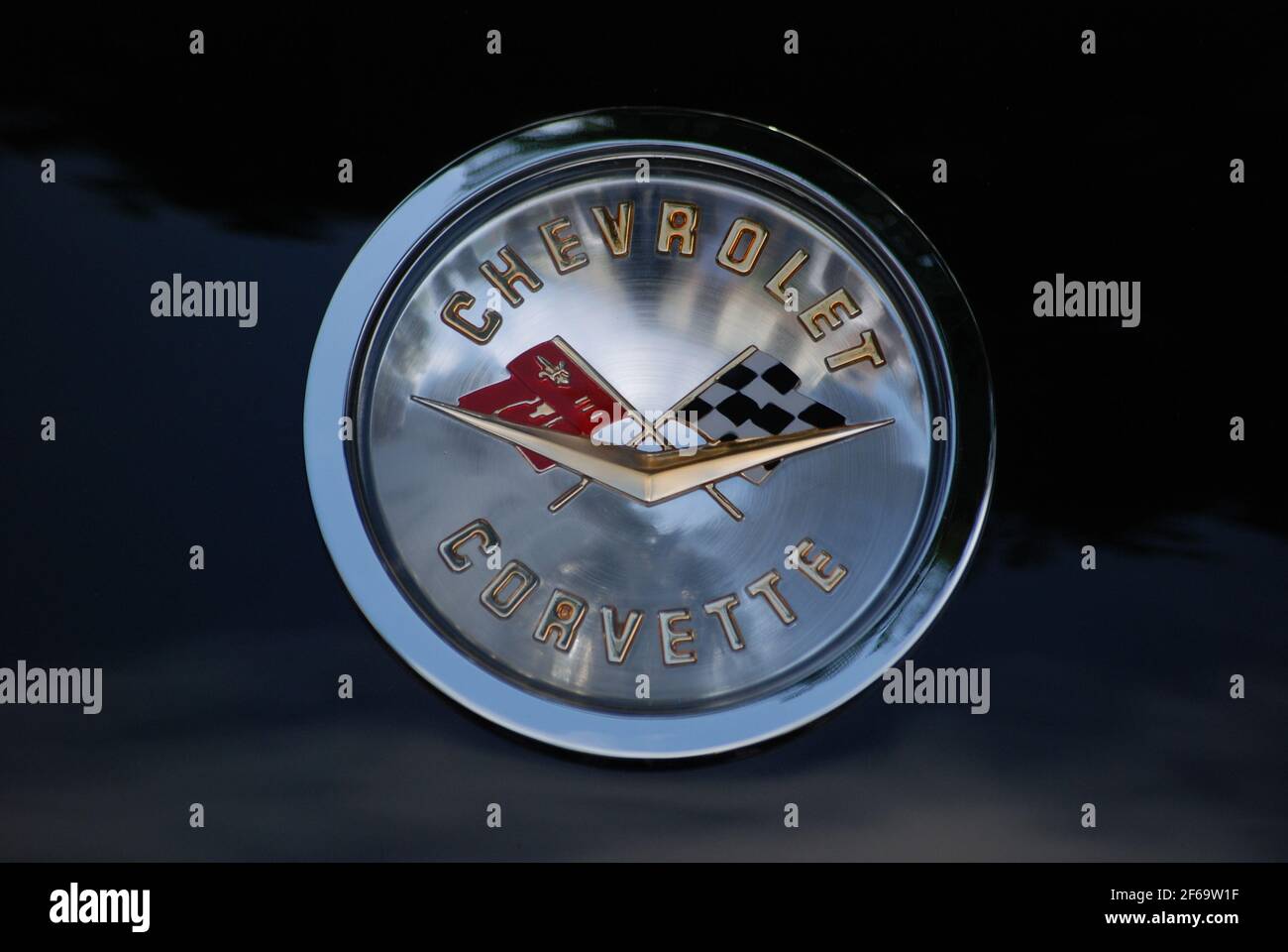 1960 Corvette Stingray Emblem Stockfoto