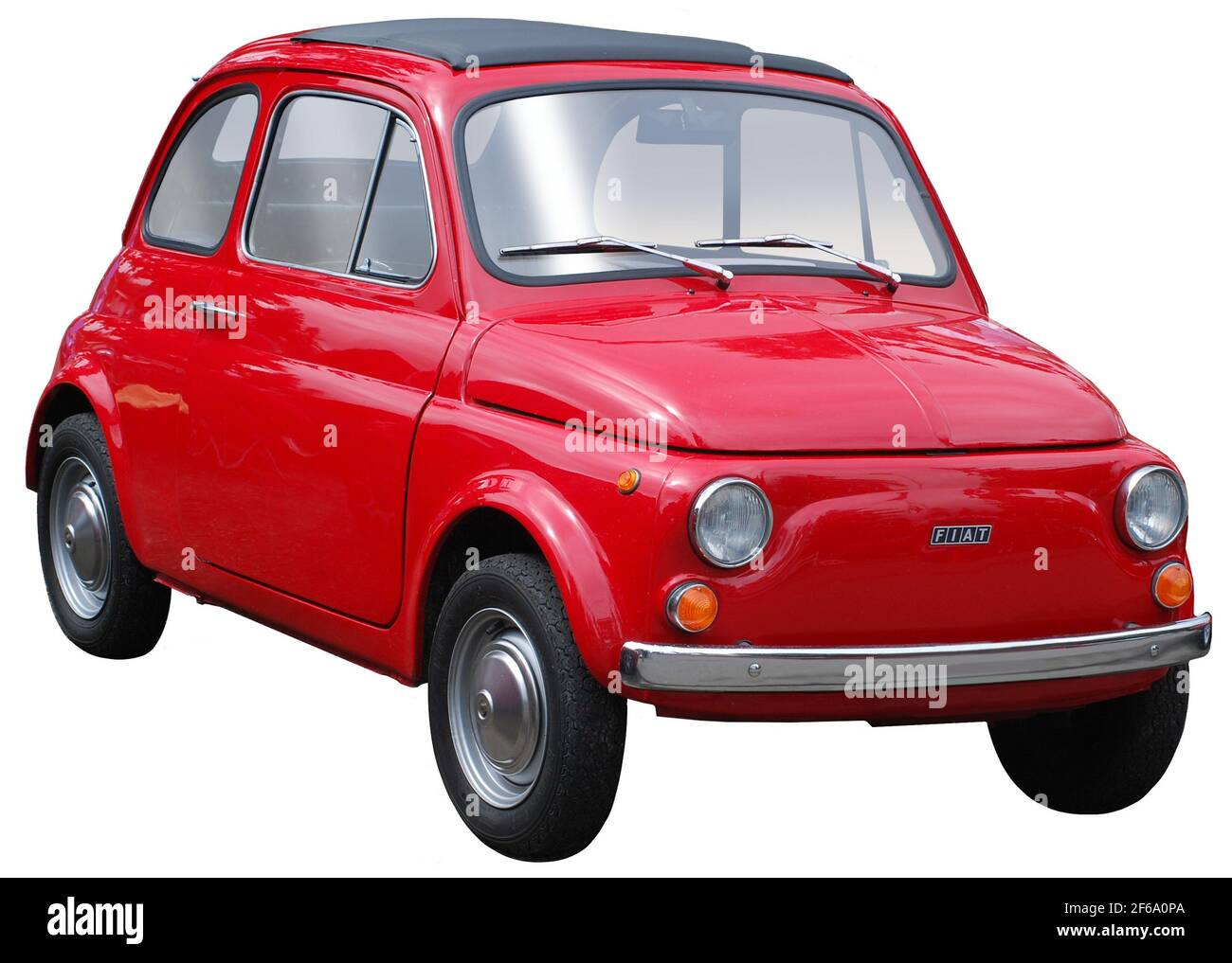 1966 Fiat 500 - ein original Kompaktwagen. Stockfoto