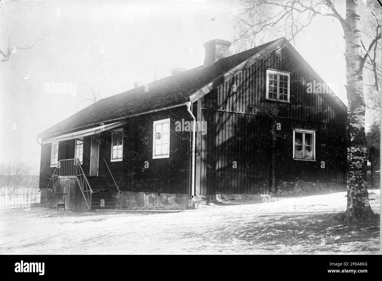 Wohngebäude, gefroren. Stockfoto