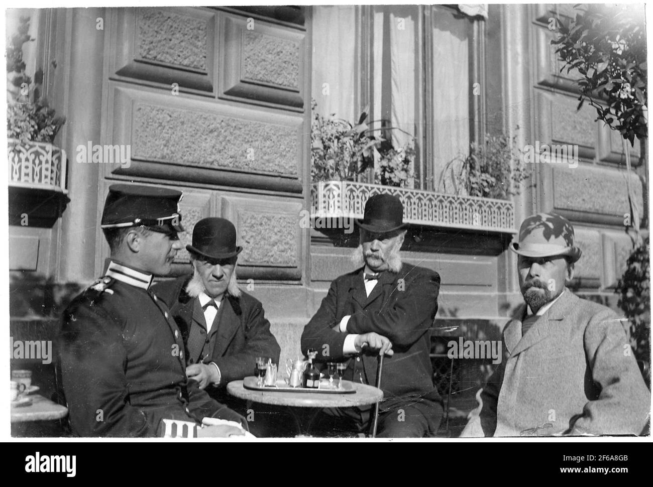 Portrait aufgenommen vor dem Hotel Continental Stockholm. Stockfoto
