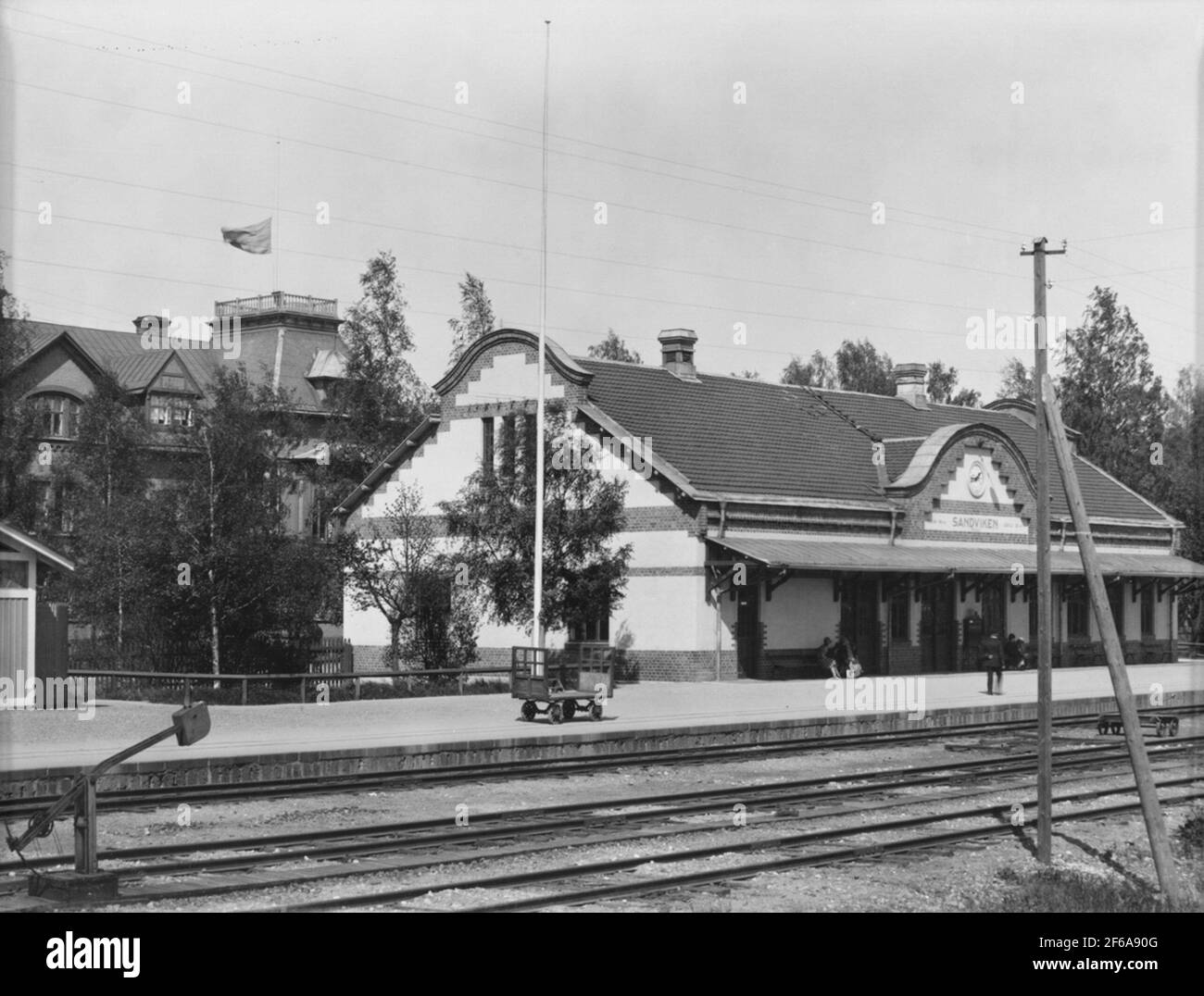 Schweden, Gästrikland, Gävleborg, Sandviken, Sandviken (abgebildet, Ort) Stockfoto