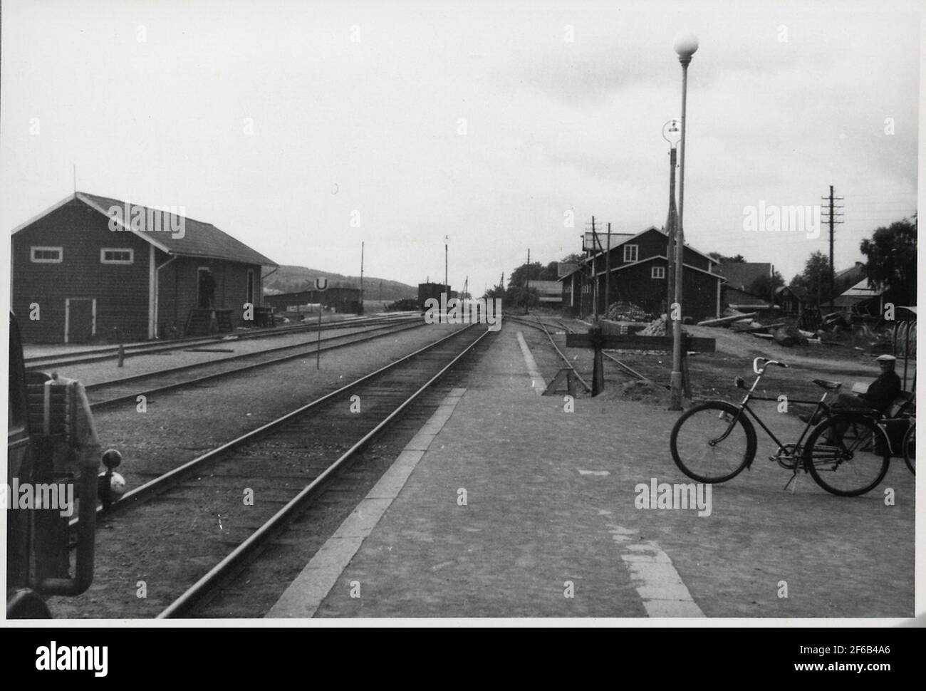 Veddig Station. Stockfoto