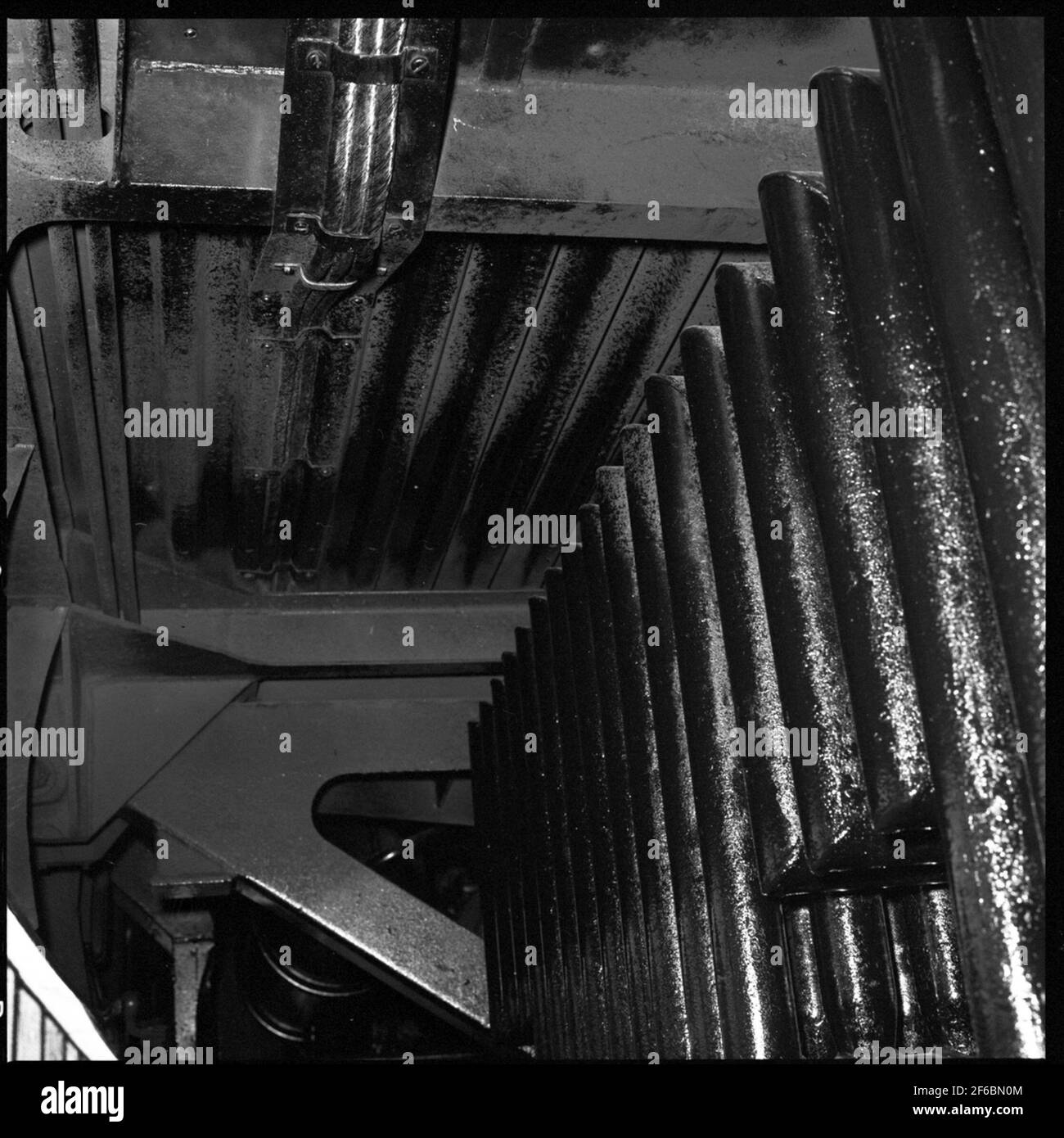 Staatsbahnen, SJ X0A5. Audit Åmål Hauptworkshop Detail Stockfoto