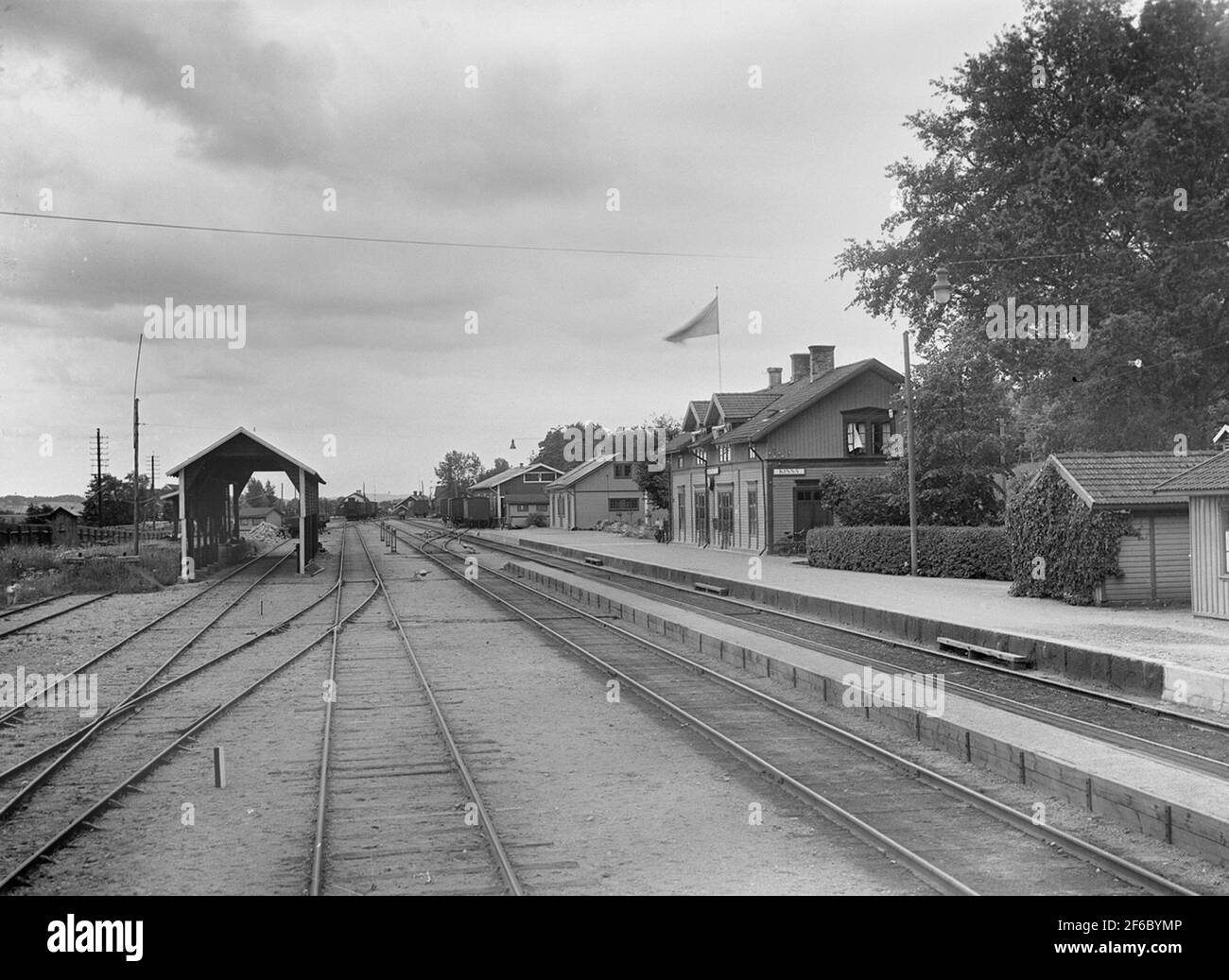 Schweden, Västergötland, Västra Götaland, Mark, Kinna (abgebildet, Ort) Stockfoto
