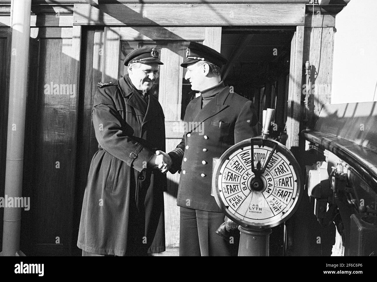 Zugfähre S / S starke, Trelleborg. Erbaut 1931 von den Deutschen Werken, Kiel, Deutschland und wurde an die Staatsbahnen, SJ, Malmö, geliefert. Hat hauptsächlich trelleborg - Sassnitz Traffici gemacht. Im Jahr 1967 auf dem neuen Zug Fährverbindung zwischen der Valtahamn in Stockholm und Naantali außerhalb Turku Stockfoto