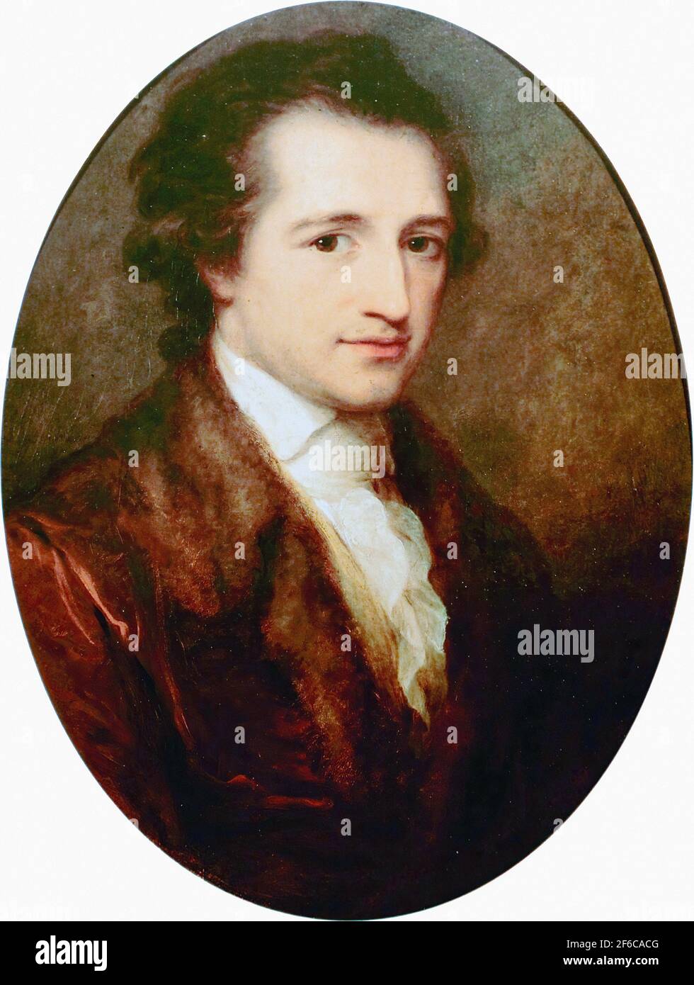 Angelica Kauffman - Johann Wolfgang von Goe 1775 Stockfoto