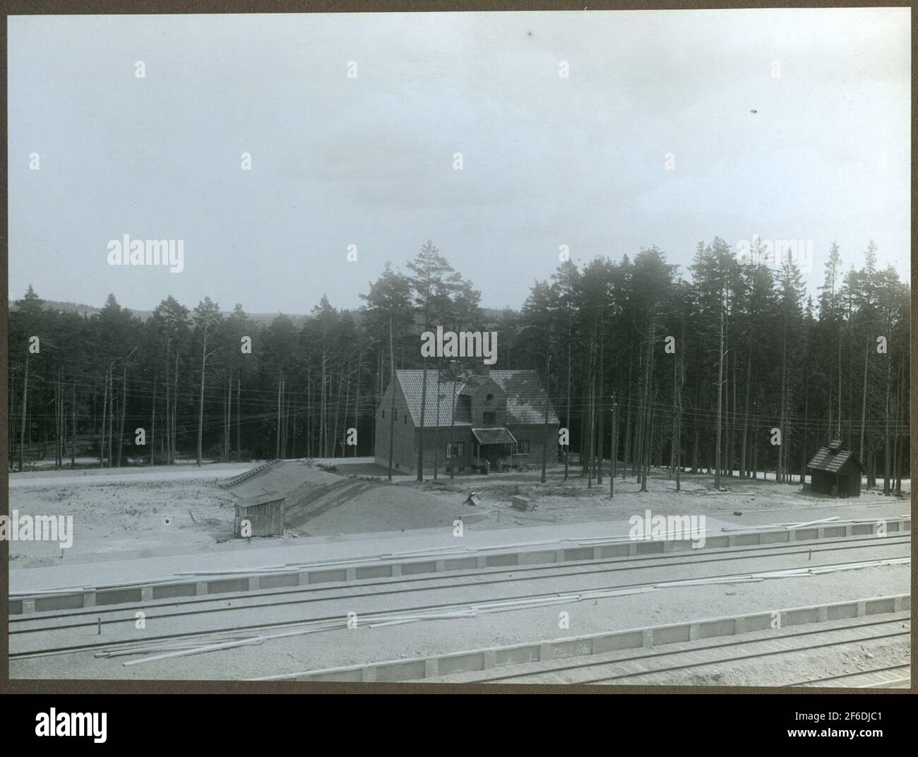 Södertälje Südbahnhof Stockfoto