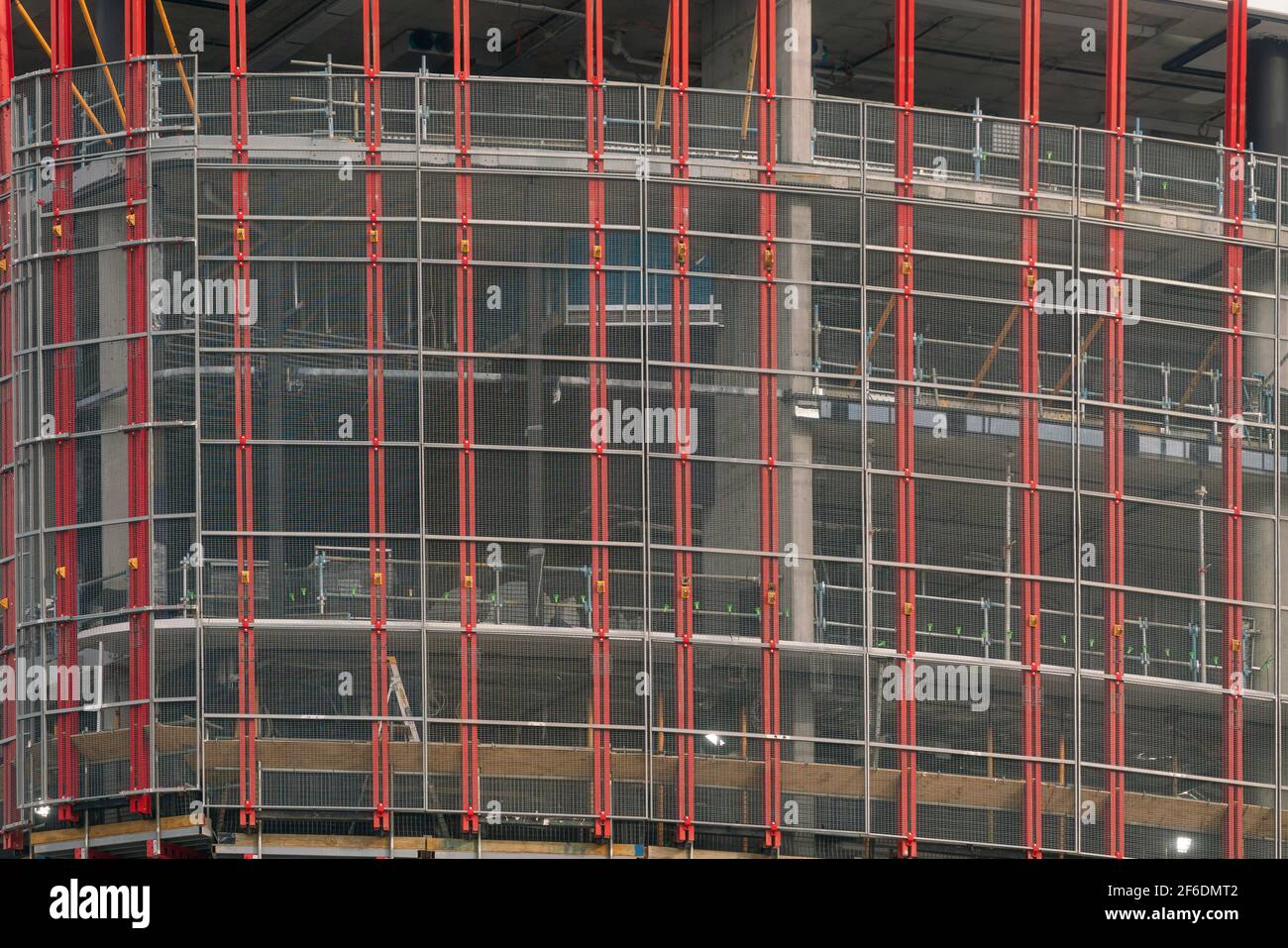 Ein Hochhaus im Bau Stockfoto