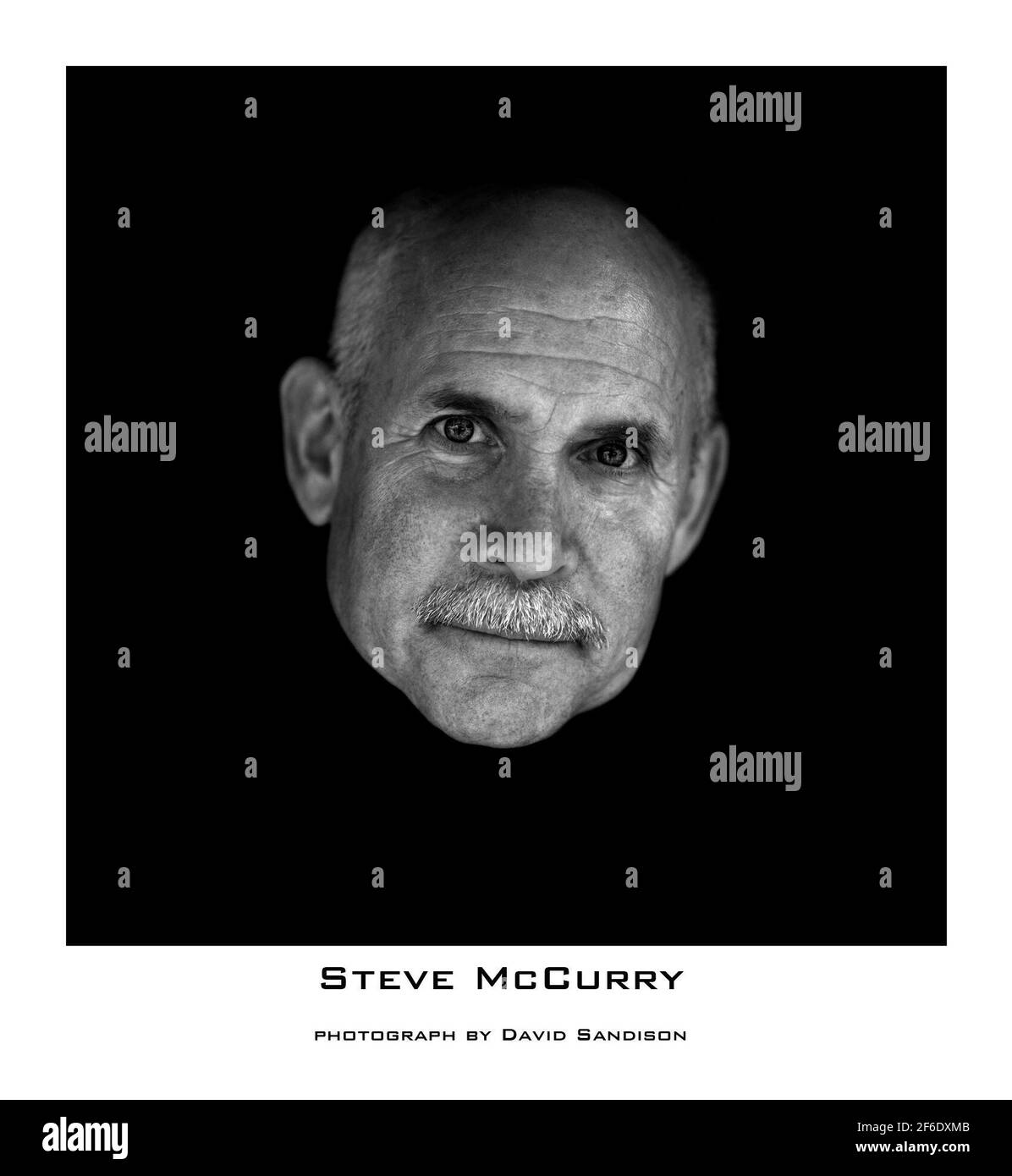 Steve McCurry... Fotograf in LondonFotografie von David Sandison The Independent Stockfoto