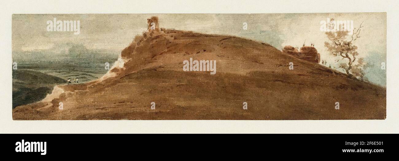 Thomas Girtin - Landschaft 1800 Stockfoto