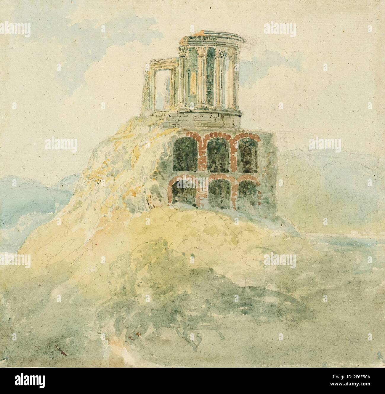 Thomas Girtin-Tempel Vesta Stockfoto